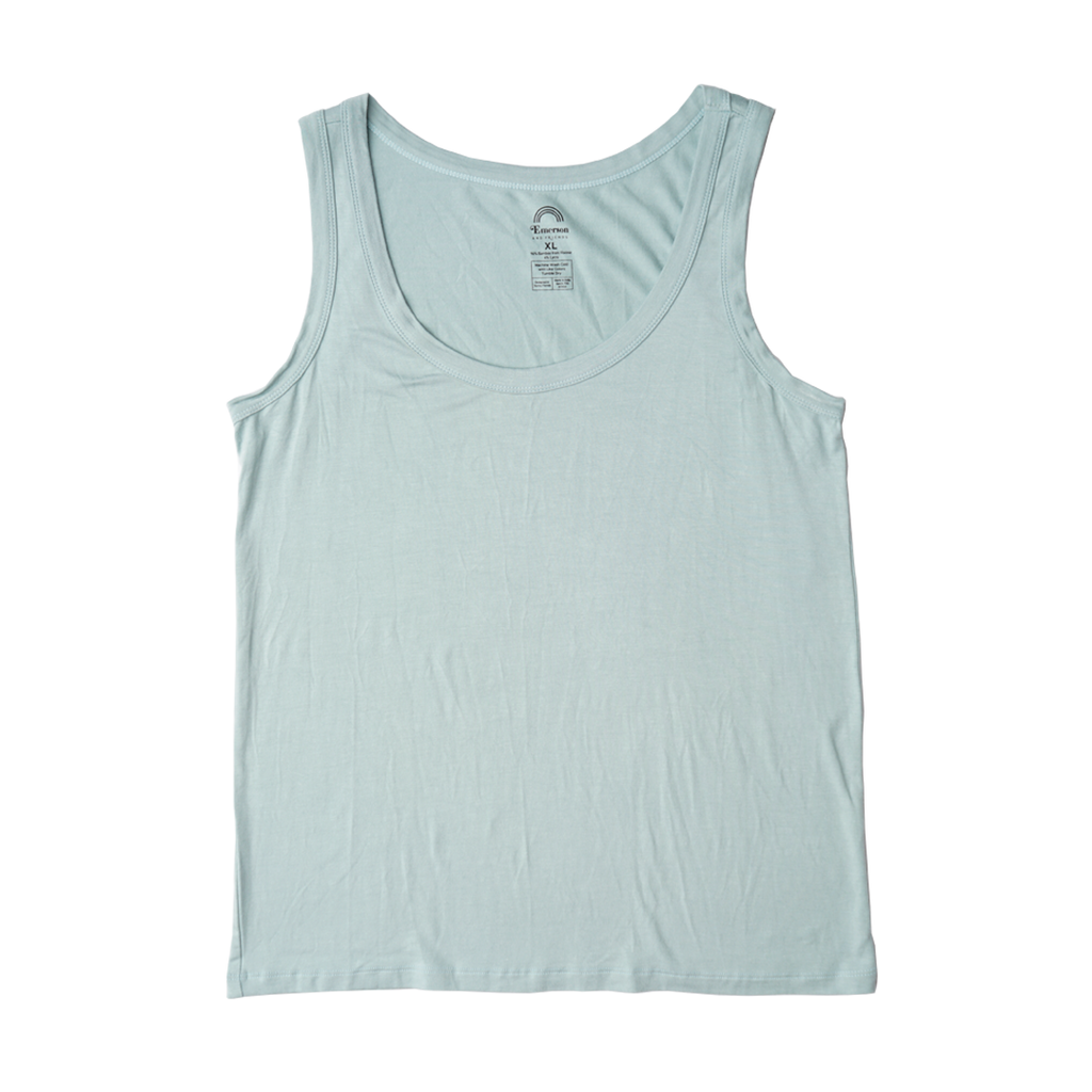 Blue Surf Adult Women's Bamboo Pajama Sleep Tank
