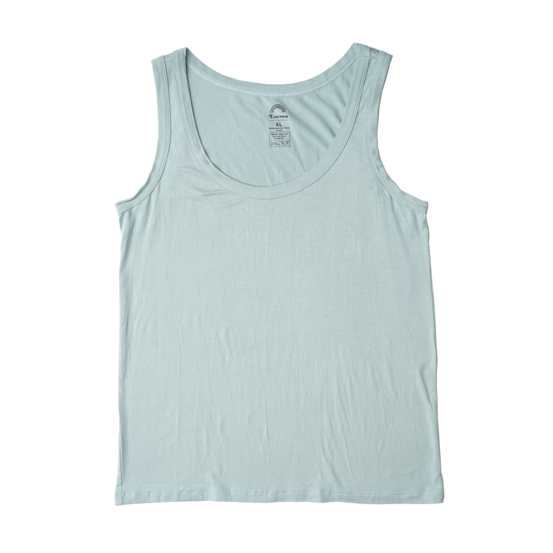 Blue Surf Adult Women's Bamboo Pajama Sleep Tank