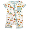 Beach Day Summer Baby Clothing Bamboo Shortie Romper Jumpsuit