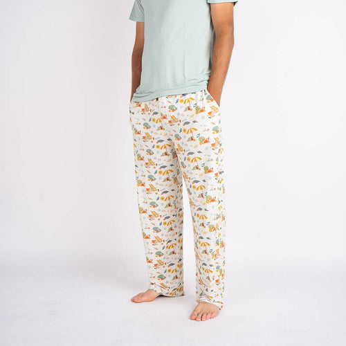 Beach Day Summer Adult Bamboo Pajamas Lounge Pants
