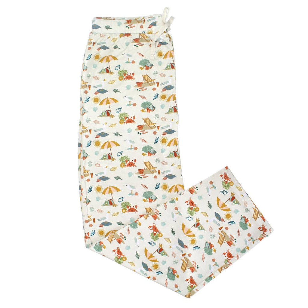 Beach Day Summer Adult Bamboo Pajamas Lounge Pants