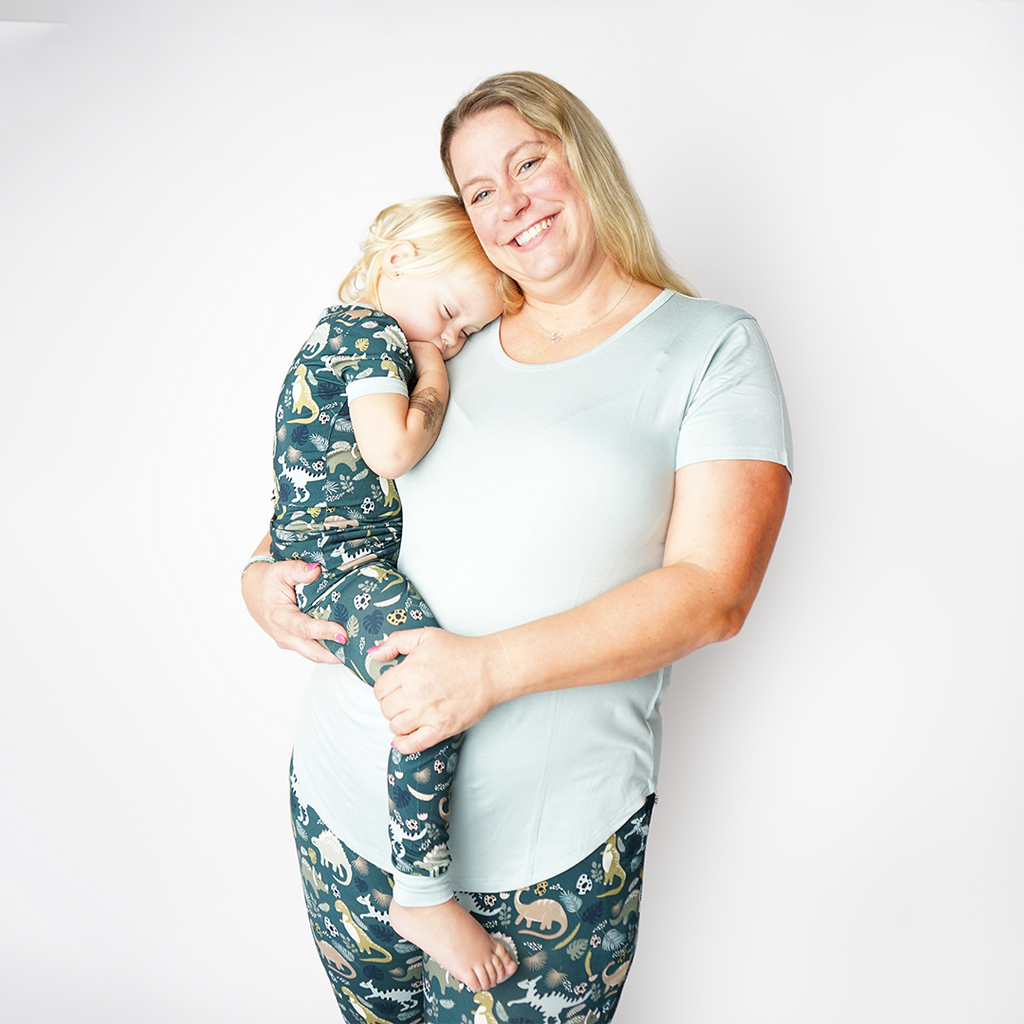 Blue Surf Adult Women's Bamboo Pajamas Sleep Shirt