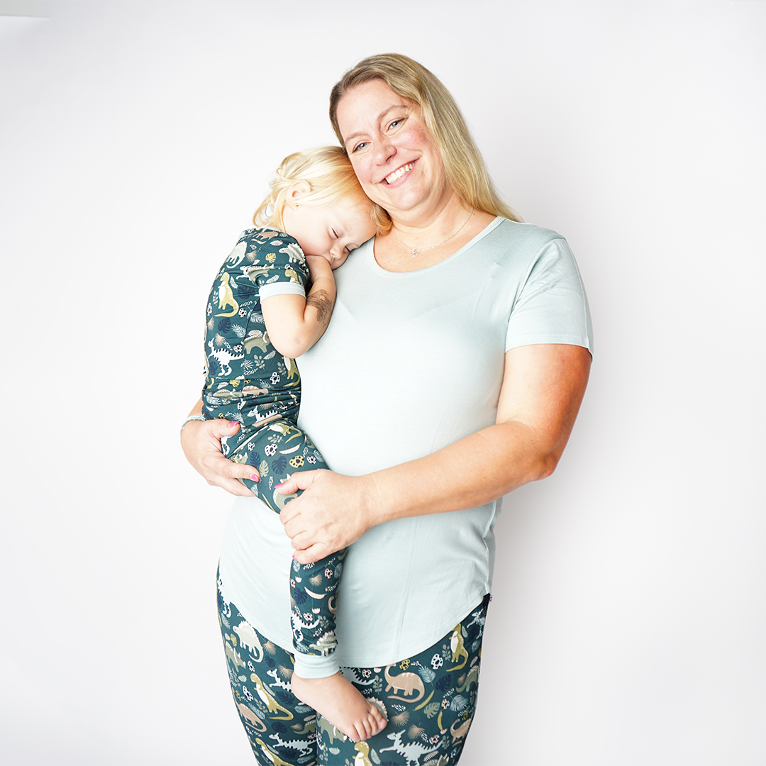 Blue Surf Adult Women's Bamboo Pajamas Sleep Shirt